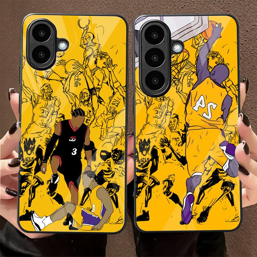 Samsung Galaxy A55 - Cartoon Basketball Star Case for Samsung