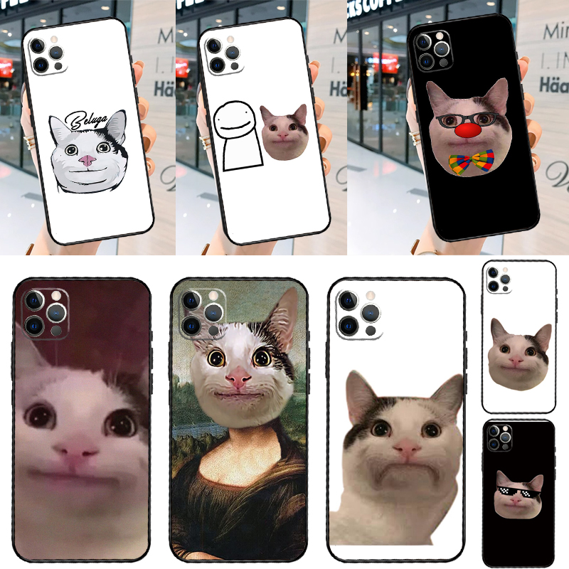 Oppo A78 - Beluga Cat Meme Face Smiling Case