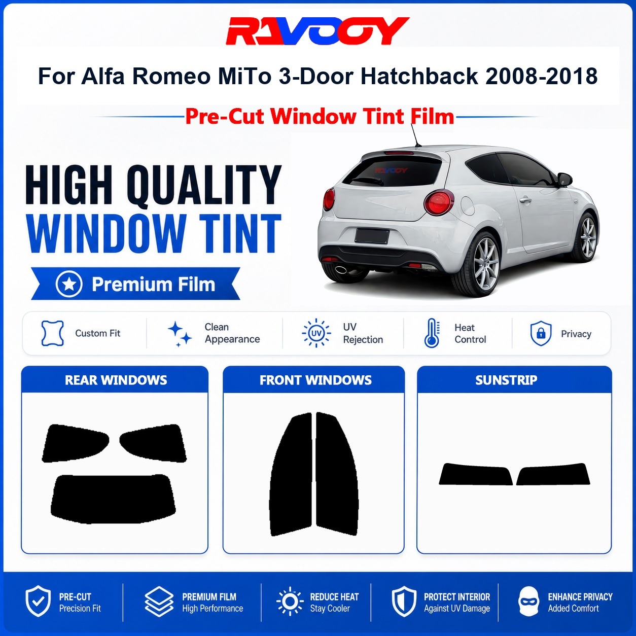 Premium Pre-Cut Window Tint Fo - Privacy Screen Protector 评论和价格