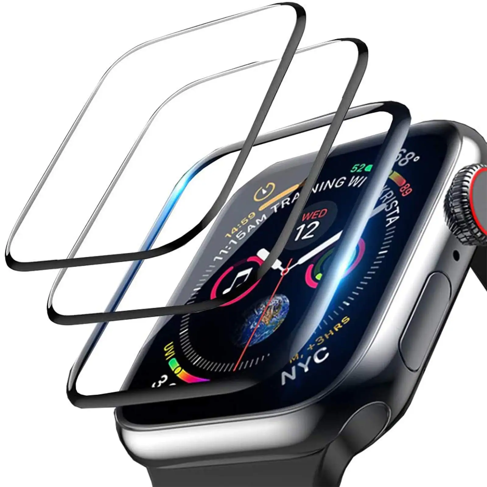 3D Tempered Glass For Apple Wa - Smartwatch Screen Film 评论和价格