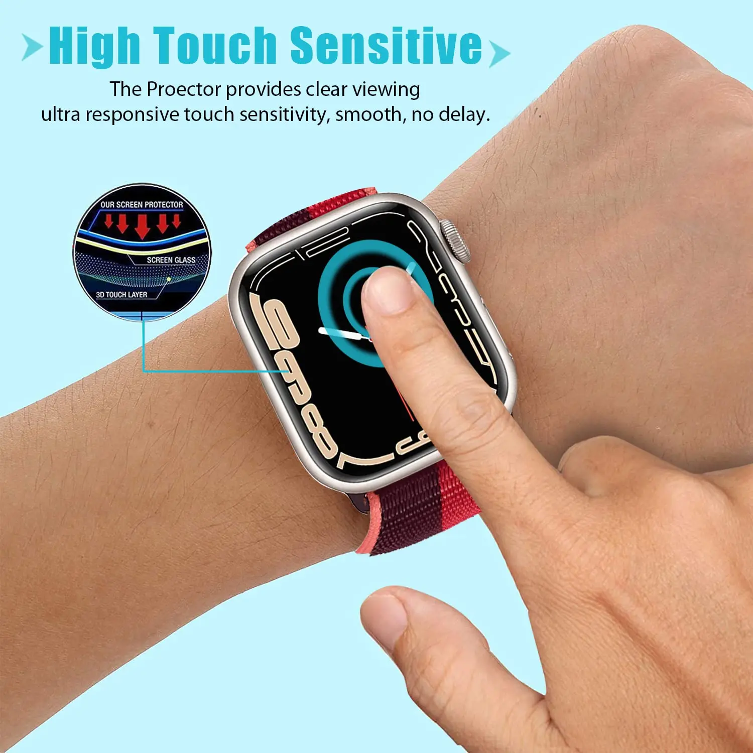 3D Tempered Glass For Apple Wa - Smartwatch Screen Film 评论和价格