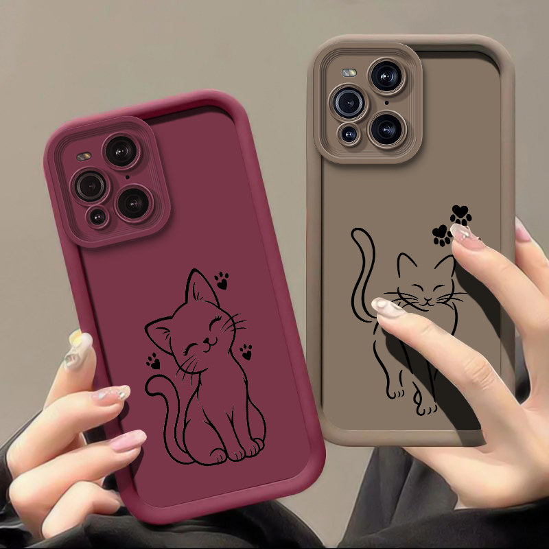 Drawing Sketch Line Cat Phone  - Oppo Find X8 评论和价格