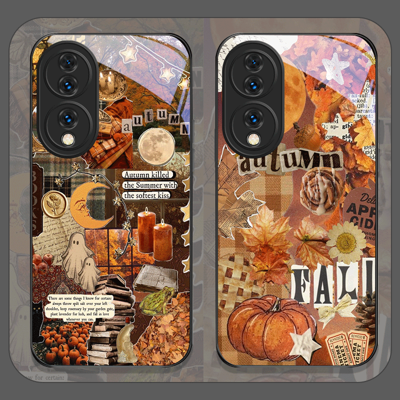 Retro Autumn Leaves Pumpkin Pl - Huawei Mate 60 评论和价格