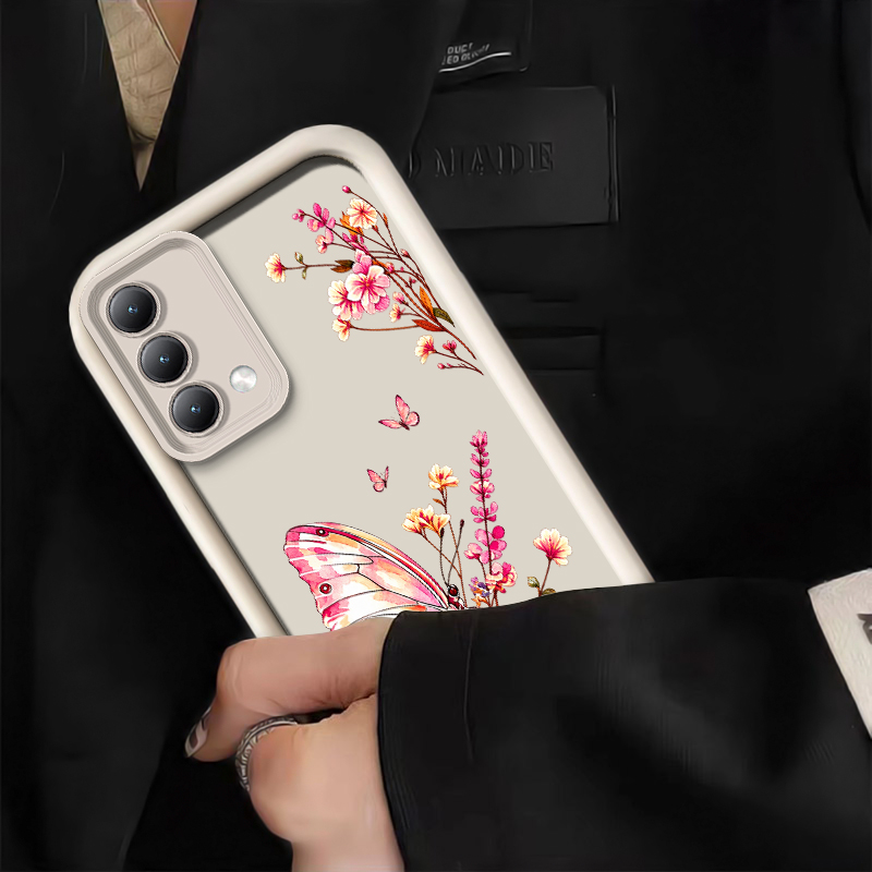 Printed Butterfly Flower Phone - Oppo A78 评论和价格